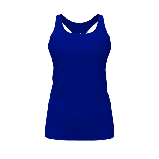 [DFW-RCBK-PER-RYL-FYS] Racerback Tank Top (Female Youth S, Royal, None)