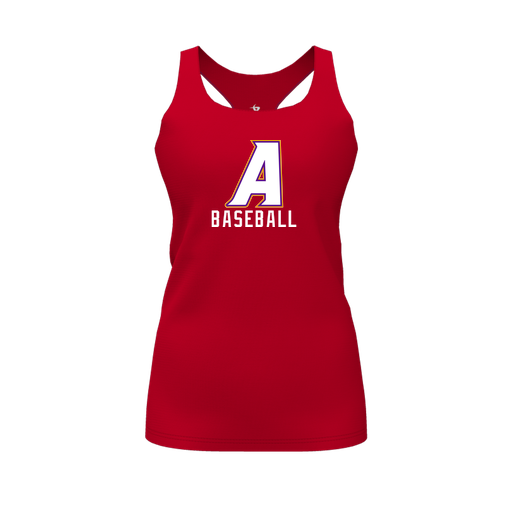 [FT0TRBRD-FYS-LOGO2] Decker Racerback Tank Top (Female Youth S, Red, Logo 2)