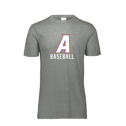 [FTSCUBGY-AS-LOGO2] Decker Men's Tri-Blend T-Shirt - Short Sleeve (Adult S, Gray, Logo 2)