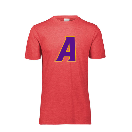 [FTSCUBRD-AS-LOGO1] Decker Men's Tri-Blend T-Shirt - Short Sleeve (Adult S, Red, Logo 1)
