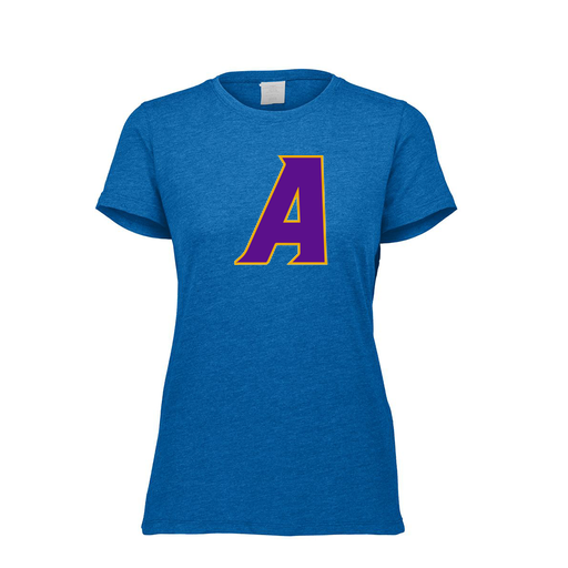 [FTSCUBRY-FAXS-LOGO1] Decker Women's Tri-Blend T-Shirt - Short Sleeve (Female Adult XS, Royal, Logo 1)