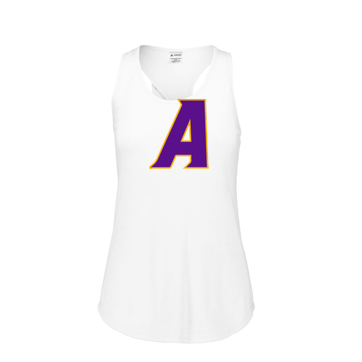 [3078.005.S-LOGO1] Ladies Tri Blend Tank Top (Female Adult S, White, Logo 1)