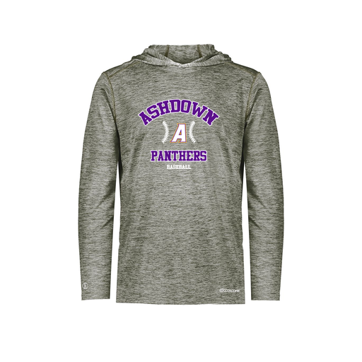 [FOLHCGGY-AS-LOGO3] Decker Men's Charge Hoodie (Adult S, Gray, Logo 3)