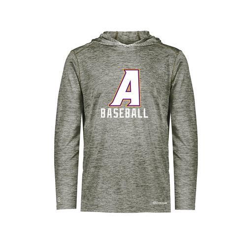 [FOLHCGGY-YS-LOGO2] Decker Youth Charge Hoodie (Youth S, Gray, Logo 2)