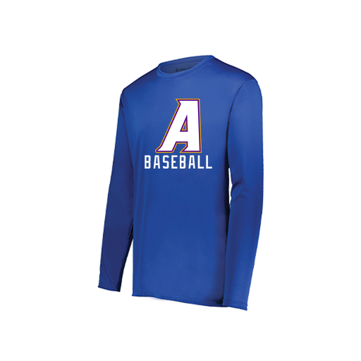 [222822.060.XS-LOGO2] Men's LS Smooth Sport Shirt (Adult XS, Royal, Logo 2)