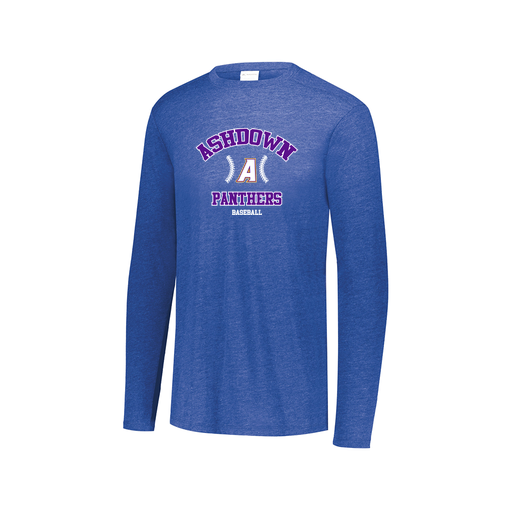 [3075.U55.XS-LOGO3] Men's LS Ultra-blend T-Shirt (Adult XS, Royal, Logo 3)