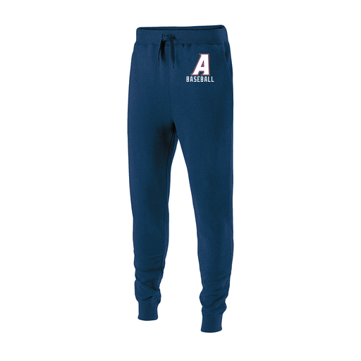 [229548.065.XS-LOGO2] Men's 60/40 Fleece Jogger (Adult XS, Navy, Logo 2)